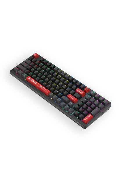 BLOODY - Bloody WS98 Bloody Red 80% Dual Core Wireless Mechanical Keyboard - bloody-red