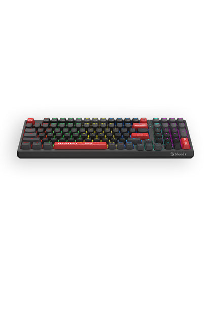 BLOODY - Bloody WS98 Bloody Red 80% Dual Core Wireless Mechanical Keyboard - bloody-red