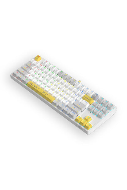 BLOODY - Bloody S87 Energy White TKL BLMS Mechanical Keyboard - energy-white