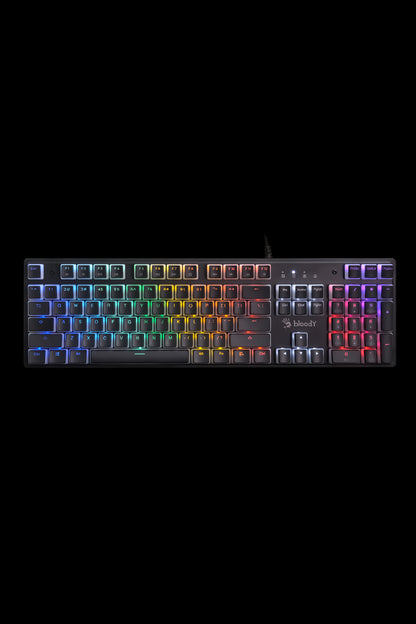 BLOODY - S520N BLMS Red Mechanical Keyboard - pudding-black