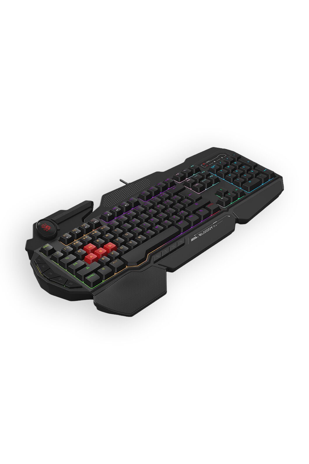 BLOODY - Bloody B310N Black USB Wired Full-Size Neon Backlit Gaming Keyboard - black