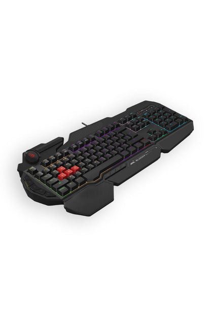 BLOODY - Bloody B310N Black USB Wired Full-Size Neon Backlit Gaming Keyboard - black
