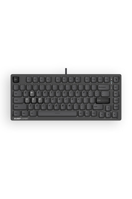 BLOODY - Bloody MS76 Iron Grey 75% Magnetic HE RGB Gaming Keyboard - iron-grey