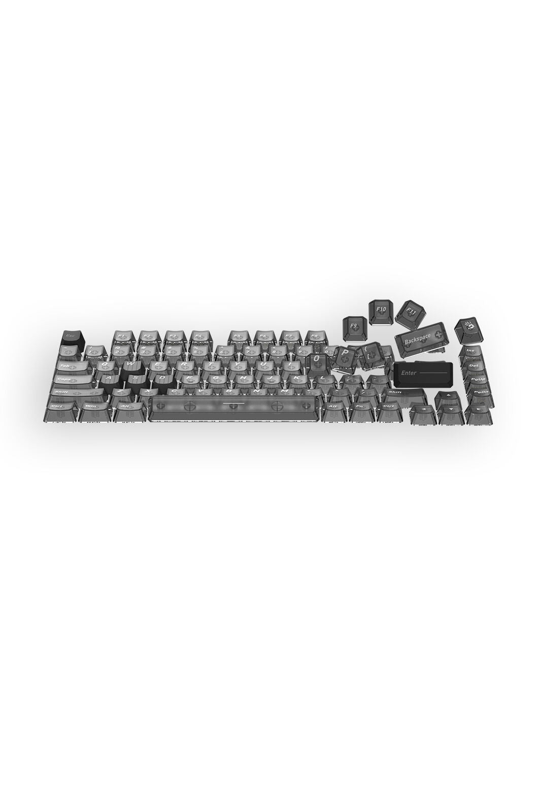 BLOODY - Bloody MS76 Stellar Black 75% Magnetic HE RGB Gaming Keyboard - stella-black