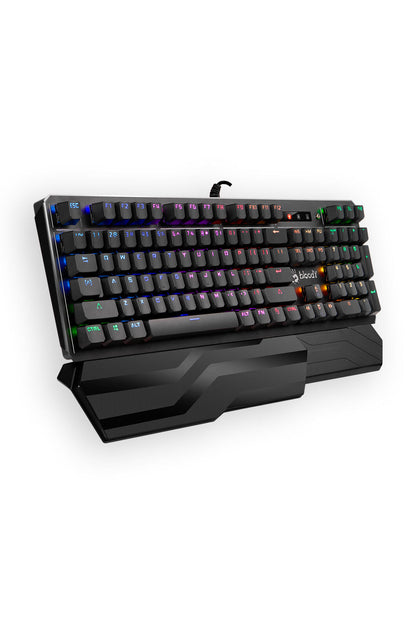 BLOODY - Bloody B975 Black Light Strike Optical Mechanical RGB Gaming Keyboard Orange Switch - black