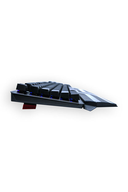 BLOODY - Bloody B975 Black Light Strike Optical Mechanical RGB Gaming Keyboard Brown Switch - black