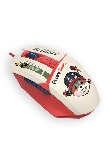 BLOODY - Bloody W63 Max Proxy Boom Compact RGB Animation 12,000 CPI Gaming Mouse - proxy-boom