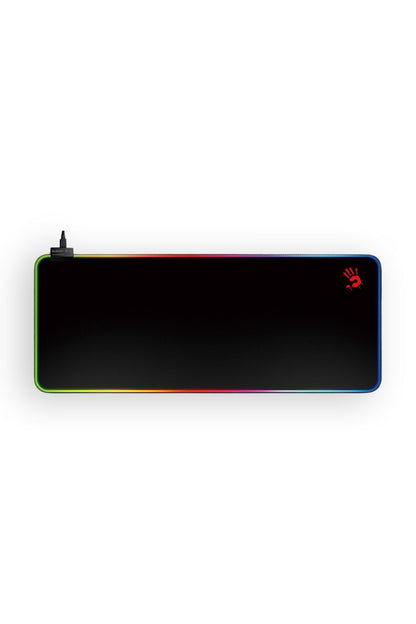 BLOODY - Bloody MP-75N Black Extended RGB Lighting Ultra-Smooth Gaming Mouse Pad - black