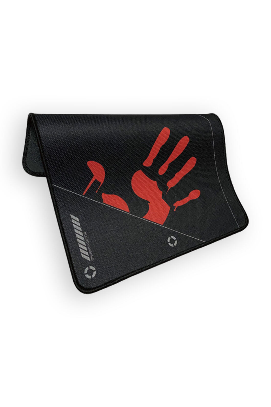 BLOODY - Bloody BP-50M Black Medium Textured Surface Stitched Edge Gaming Mouse Pad - black