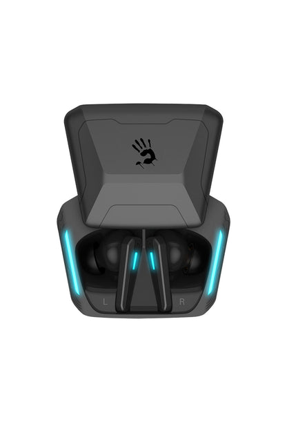 BLOODY - Bloody M70 TWS Black/Blue Bluetooth 5.0 Dual-Mode Gaming Earbuds - black-blue