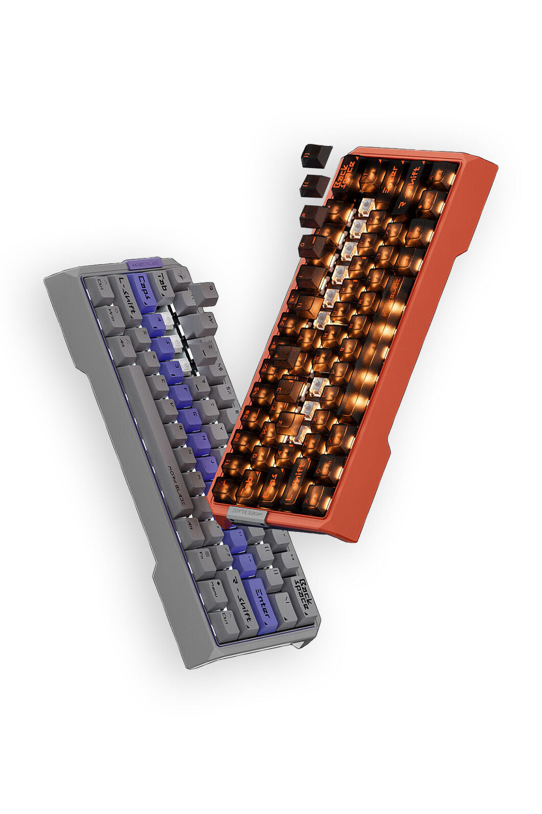 MORK BLADE - Mork Blade MK60W White Jade POM 60% Magnetic HE Premium Gaming Keyboard - white