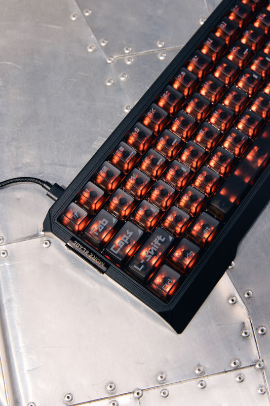 MORK BLADE - Mork Blade MK60B Black Jade AIR 60% Magnetic HE Premium Gaming Keyboard - black