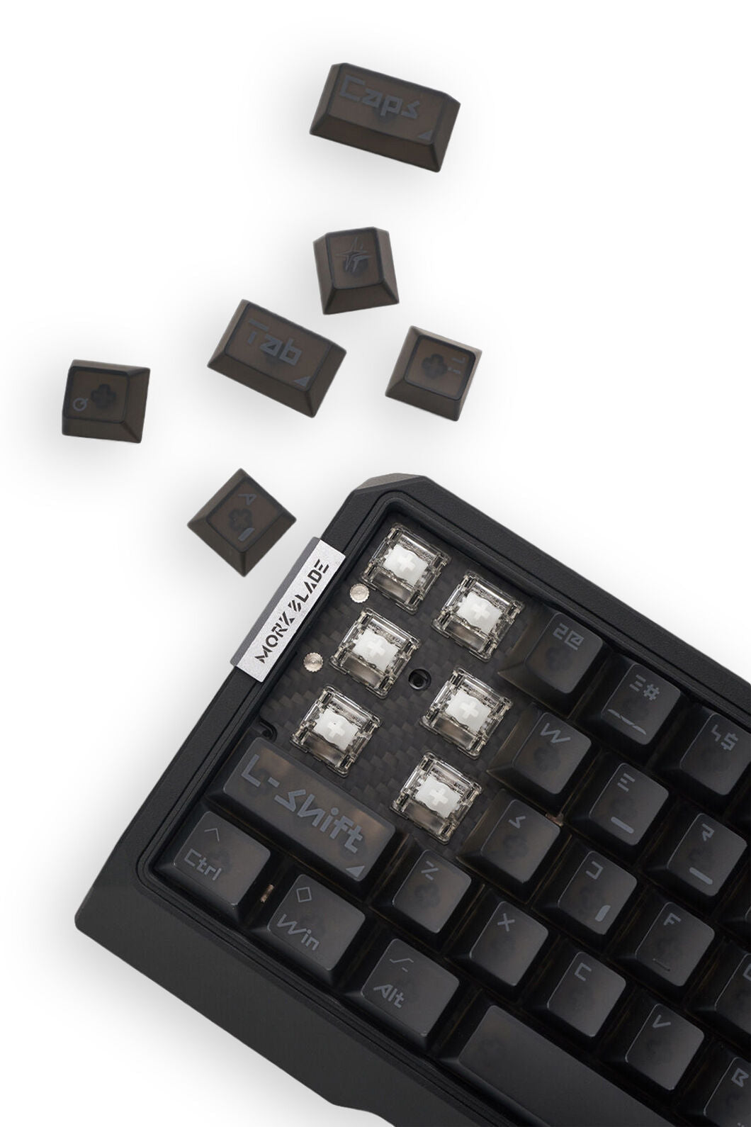 MORK BLADE - Mork Blade MK60B Black Jade AIR 60% Magnetic HE Premium Gaming Keyboard - black