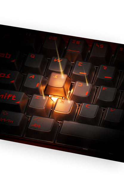 MORK BLADE - Mork Blade MK60B Black Jade AIR 60% Magnetic HE Premium Gaming Keyboard - black