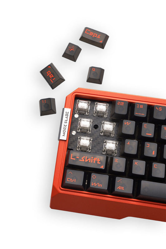 MORK BLADE - Mork Blade MK60O Orange Jade AIR 60% Magnetic HE Premium Gaming Keyboard - orange
