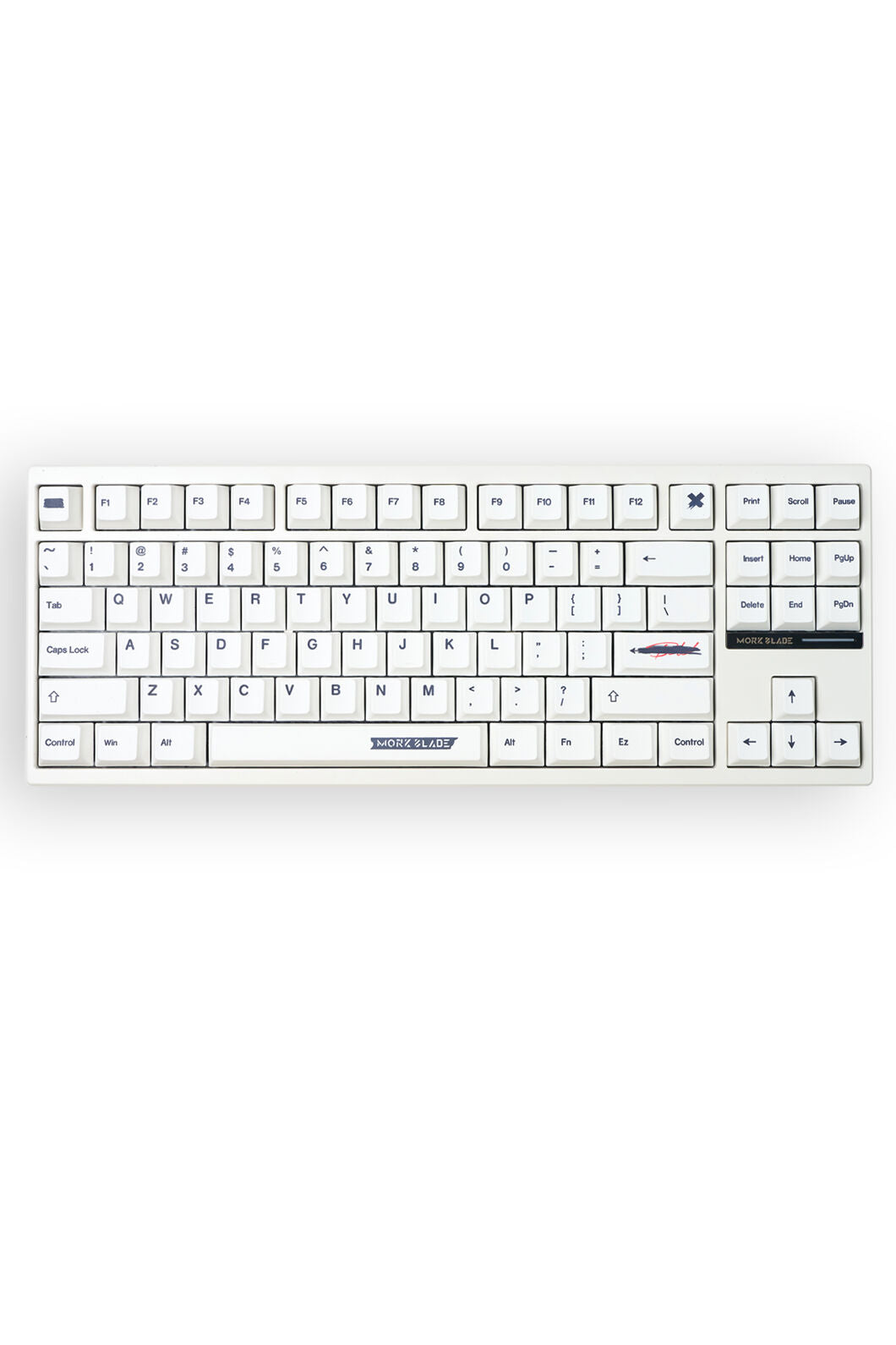 MORK BLADE - MORKBLADE BOLD87W White Jade PRO TKL Magnetic HE Gaming Keyboard - white