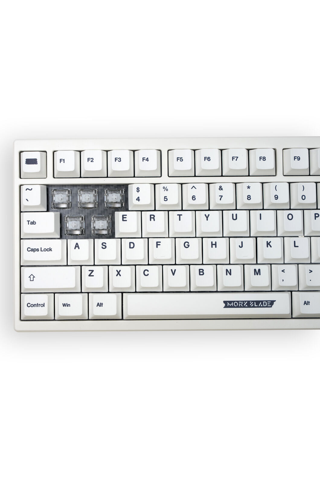 MORK BLADE - MORKBLADE BOLD87W White Jade PRO TKL Magnetic HE Gaming Keyboard - white