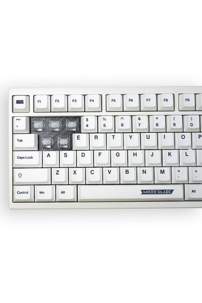 MORK BLADE - MORKBLADE BOLD87W White Jade PRO TKL Magnetic HE Gaming Keyboard - white