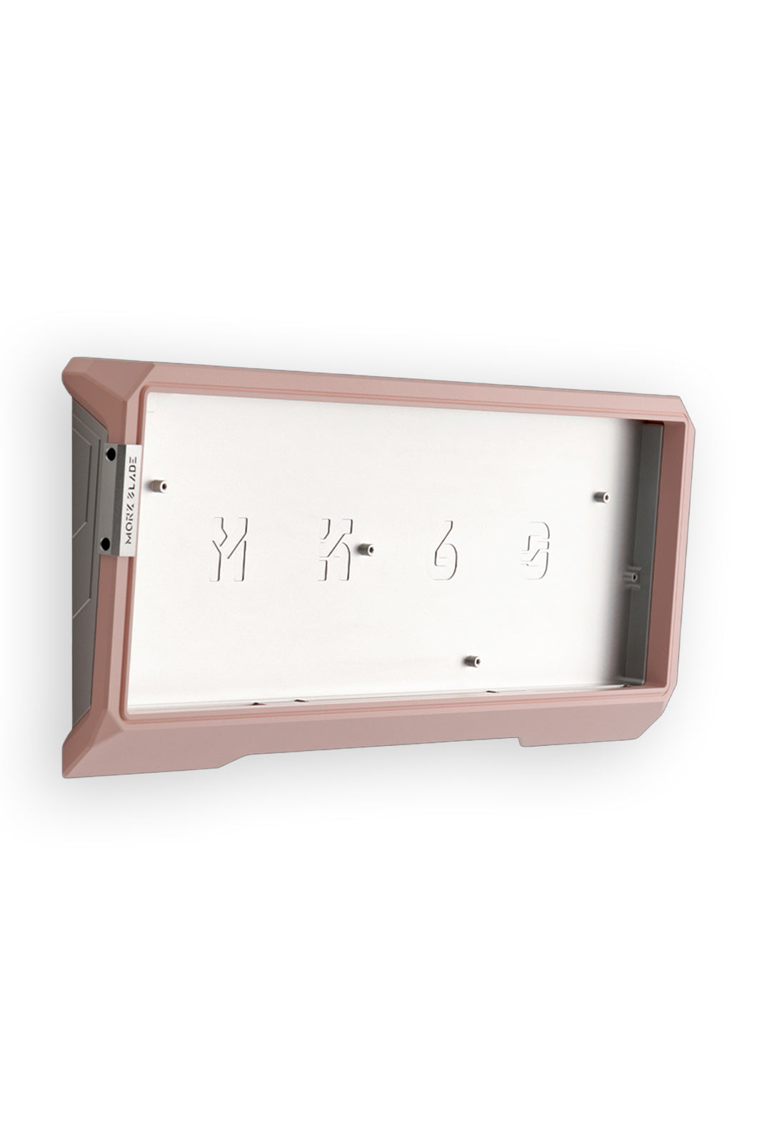 MORK BLADE - Mork Blade MK60 Pink 60% CNC Aluminum Multi-Mount Custom Keyboard Case - pink