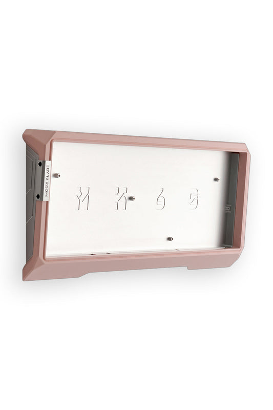 MORK BLADE - Mork Blade MK60 Pink 60% CNC Aluminum Multi-Mount Custom Keyboard Case - pink