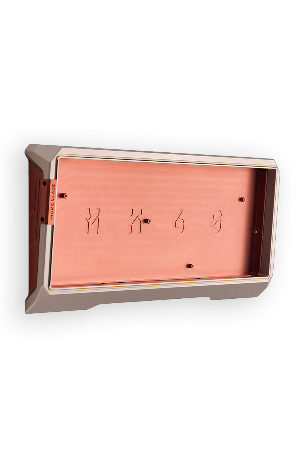 MORK BLADE - Mork Blade MK60 Sand Gold 60% CNC Aluminum Multi-Mount Custom Keyboard Case - sand-gold
