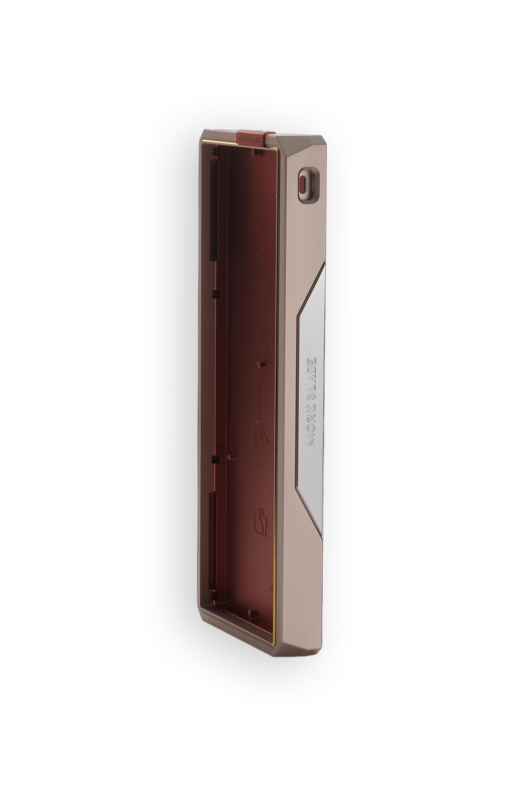 MORK BLADE - Mork Blade MK60 Sand Gold 60% CNC Aluminum Multi-Mount Custom Keyboard Case - sand-gold