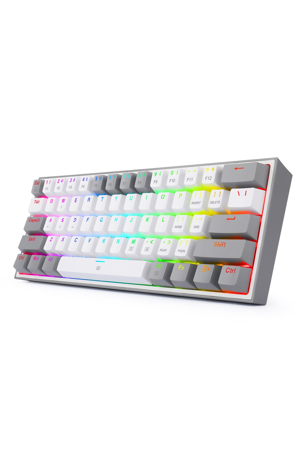 REDRAGON - Redragon S131 White 60% RGB Mechanical Dynamic Duo Gaming Combo - white
