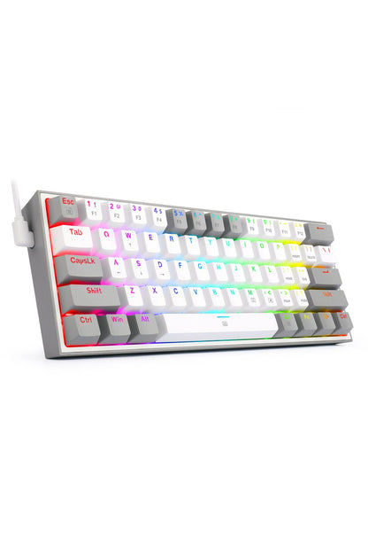 REDRAGON - Redragon S131 White 60% RGB Mechanical Dynamic Duo Gaming Combo - white