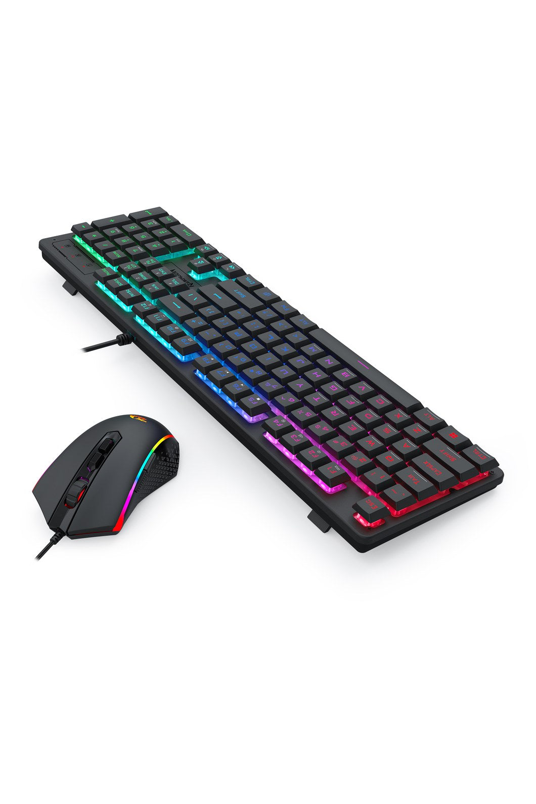 REDRAGON - S107-RGB-BA Membrane Keyboard Combo - black