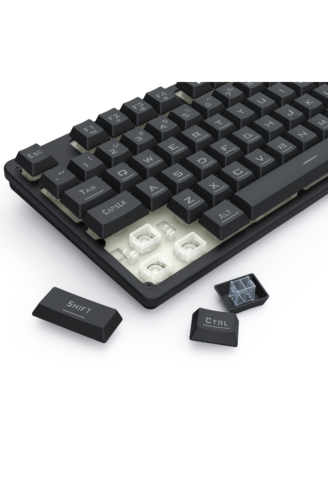 REDRAGON - Redragon S107-RGB-BA Black Full Size RGB Membrane Keyboard Mouse Combo - black