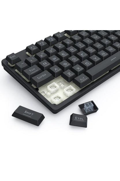 REDRAGON - Redragon S107-RGB-BA Black Full Size RGB Membrane Keyboard Mouse Combo - black