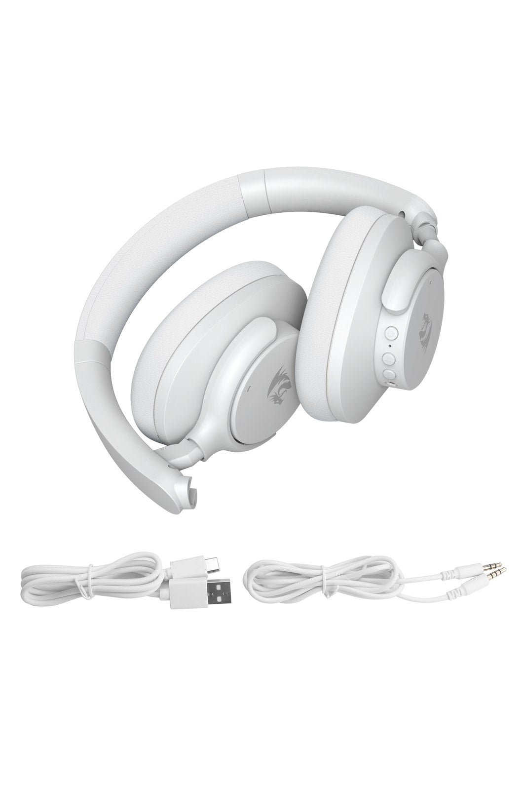 REDRAGON - Redragon H610G VibeCore 600X White Grey ANC Wireless Headphone - white
