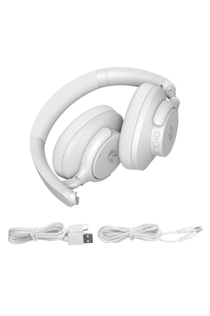 REDRAGON - Redragon H610G VibeCore 600X White Grey ANC Wireless Headphone - white