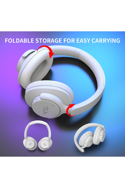 REDRAGON - Redragon H610G VibeCore 600X White Grey ANC Wireless Headphone - white
