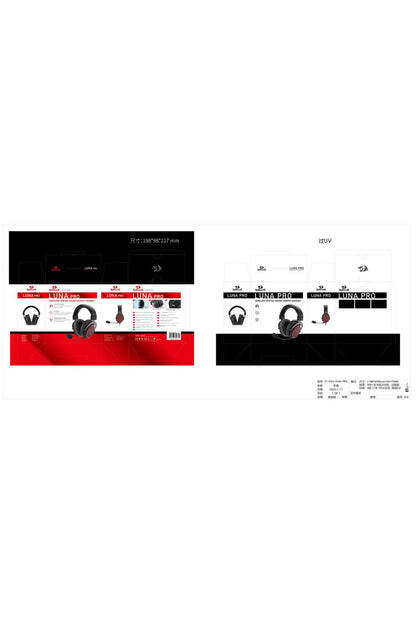 REDRAGON - H540Pro LunaPro Wireless Headset - black