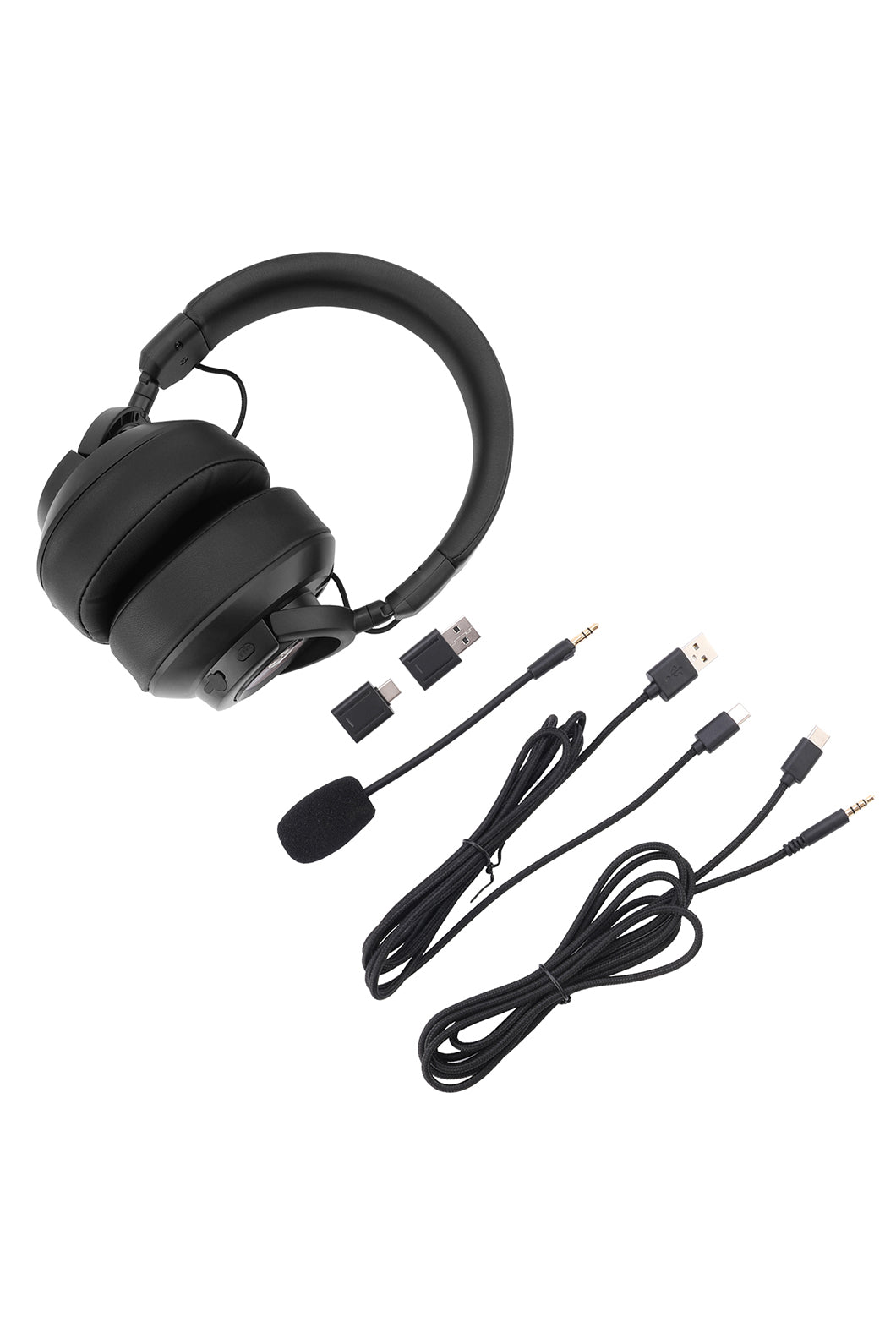 REDRAGON - Redragon H889 Black Over Ear Spatial Sound Multi Mode Gaming Headphone - black