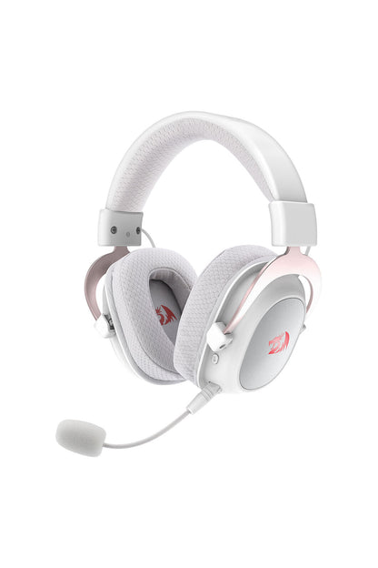 REDRAGON - Redragon H510W RGB Pro Zeus White 7.1 Surround Sound Gaming Headphone - white