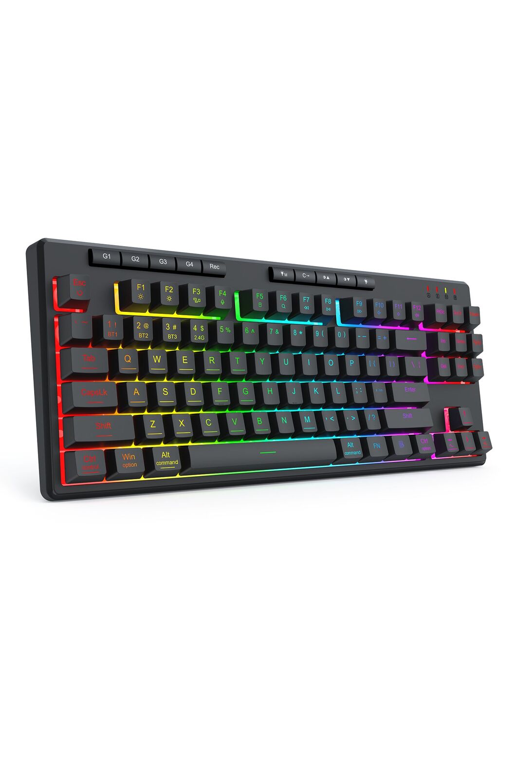 REDRAGON - K516RGB-PRO Shiva 87 Key Keyboard - black