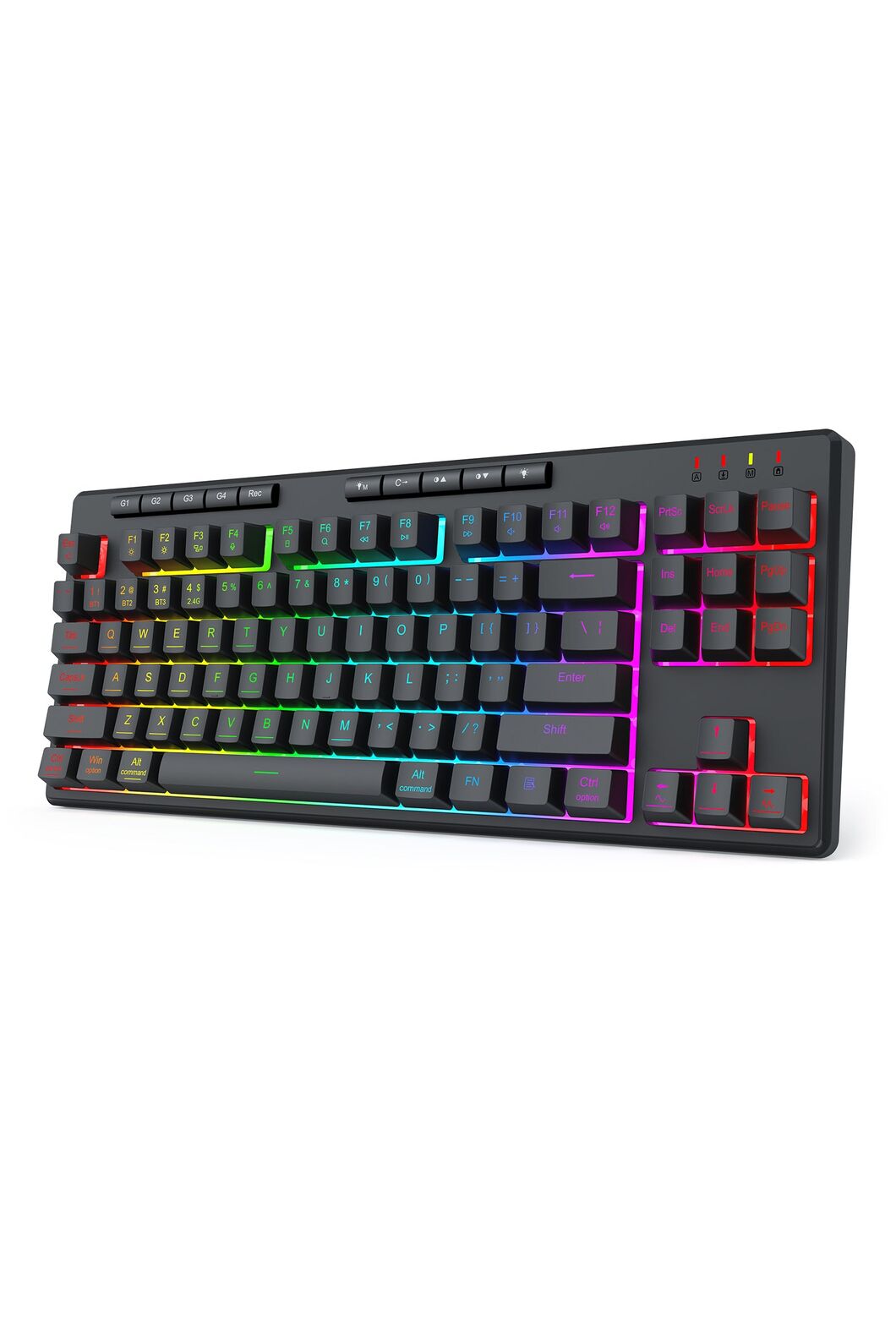 REDRAGON - K516RGB-PRO Shiva 87 Key Keyboard - black