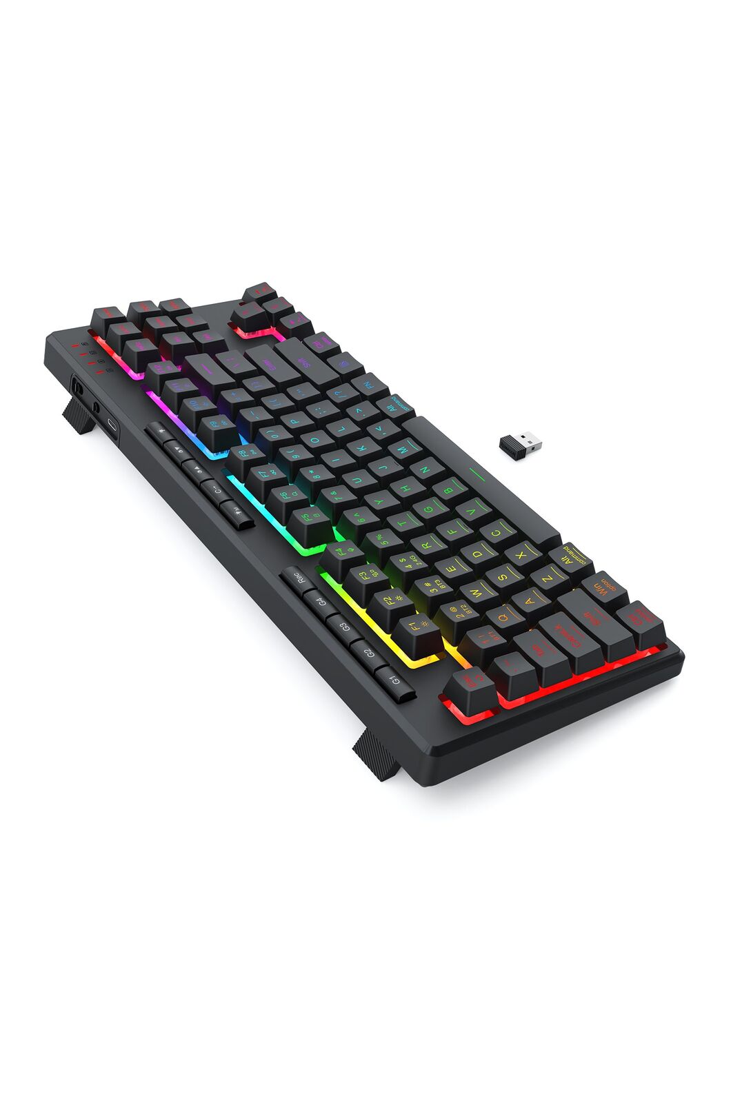 REDRAGON - K516RGB-PRO Shiva 87 Key Keyboard - black