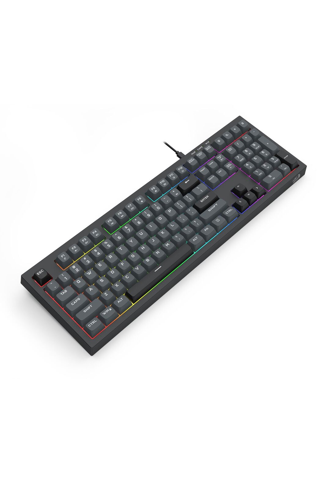 REDRAGON - K518GB-RGB Crux 108K Keyboard - grey