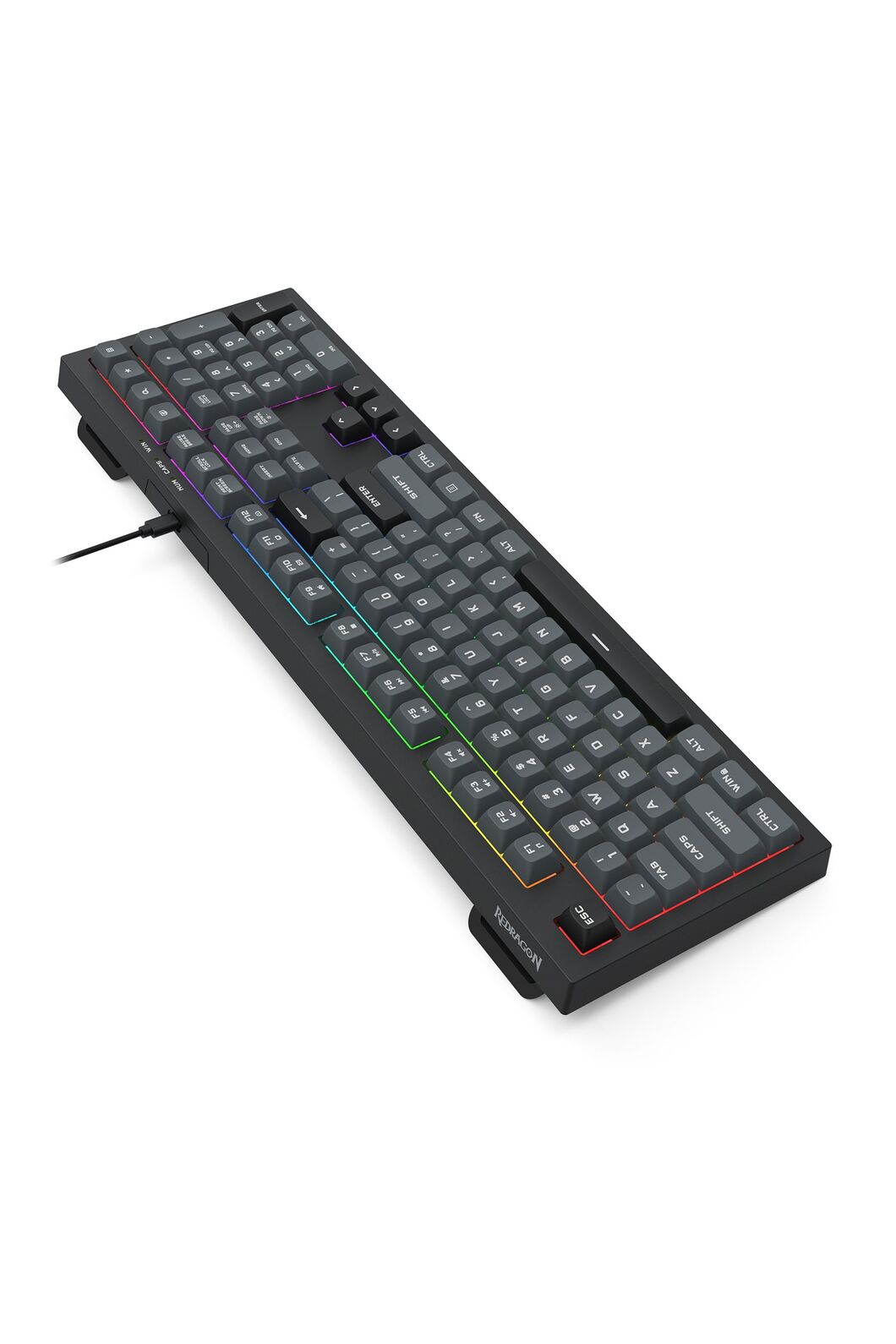 REDRAGON - K518GB-RGB Crux 108K Keyboard - grey