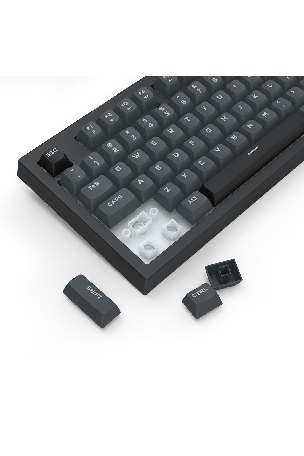 REDRAGON - K518GB-RGB Crux 108K Keyboard - grey