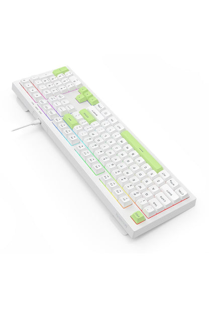 REDRAGON - K518W-RGB Crux 108K Keyboard - white