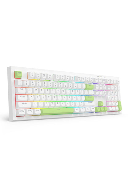 REDRAGON - K518W-RGB Crux 108K Keyboard - white