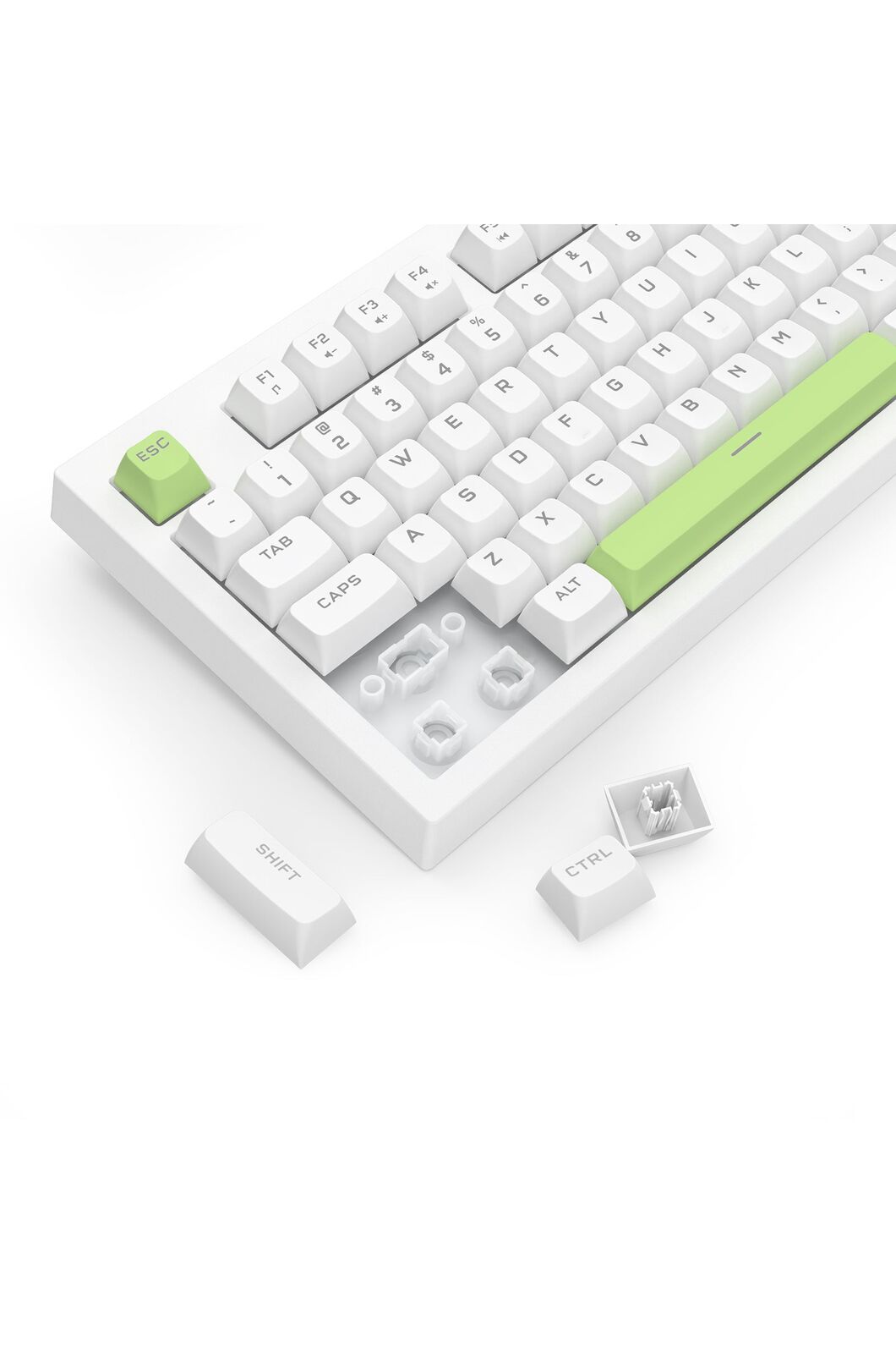 REDRAGON - K518W-RGB Crux 108K Keyboard - white