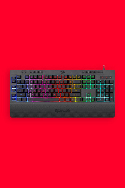 REDRAGON - K521-RGB Netherbane 104 Key Keyboard - black