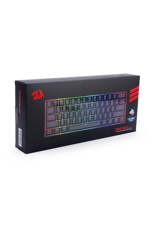REDRAGON - Redragon K530RGB-Pro Draconic Elite Black 60% Wireless Mechanical Keyboard - black
