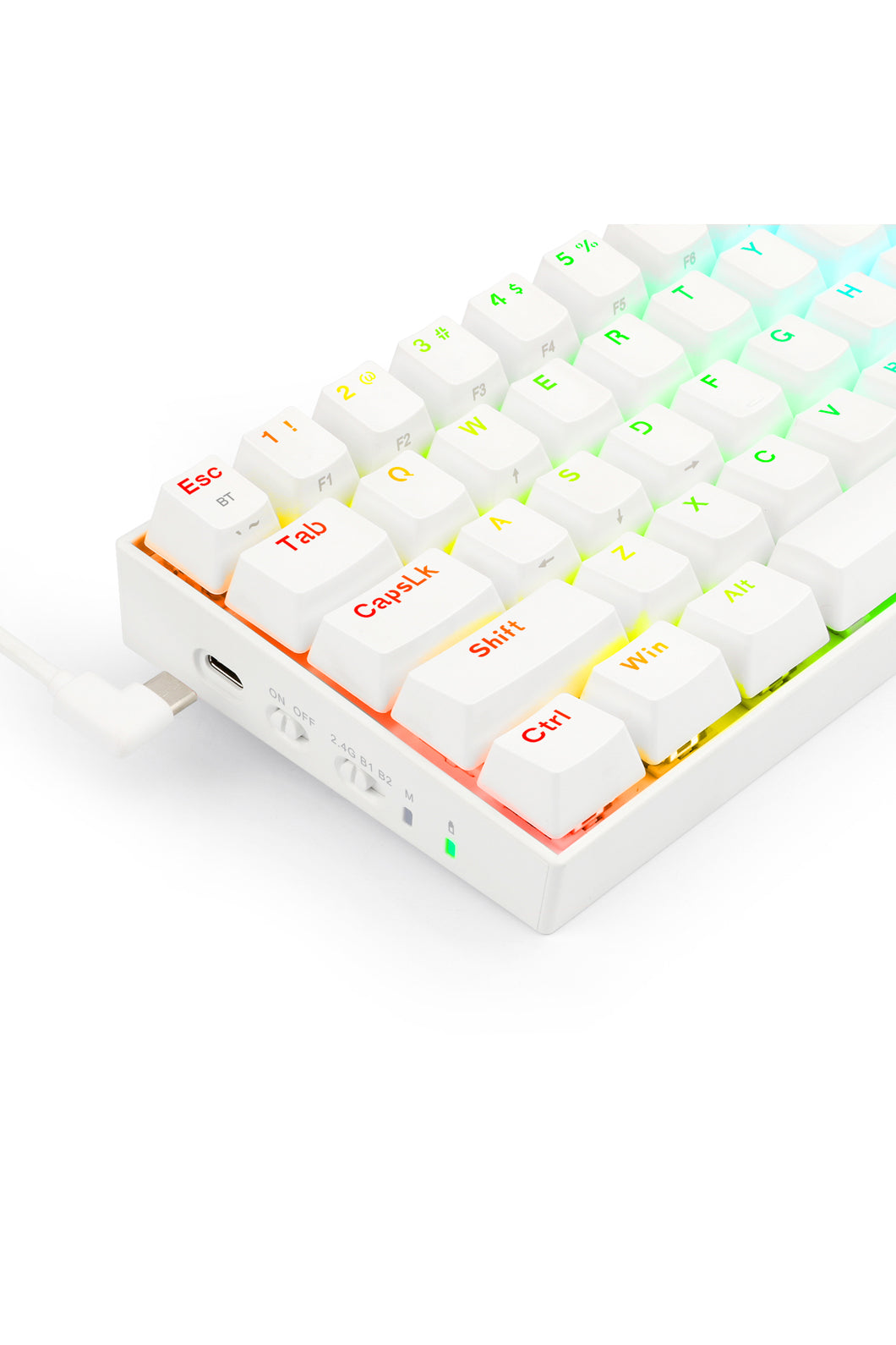 REDRAGON - K530WRGB-PRO Draconic Elite Keyboard - white