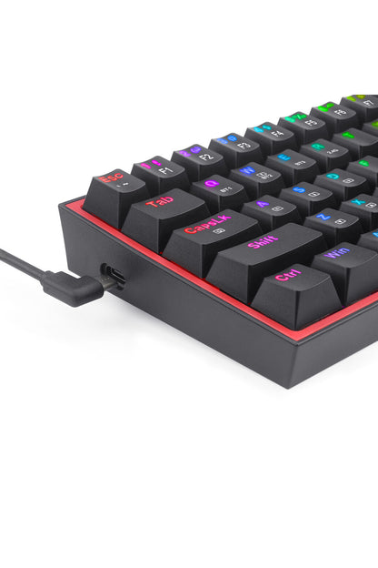 REDRAGON - K616-RGB Fizz Pro 65% Keyboard - black